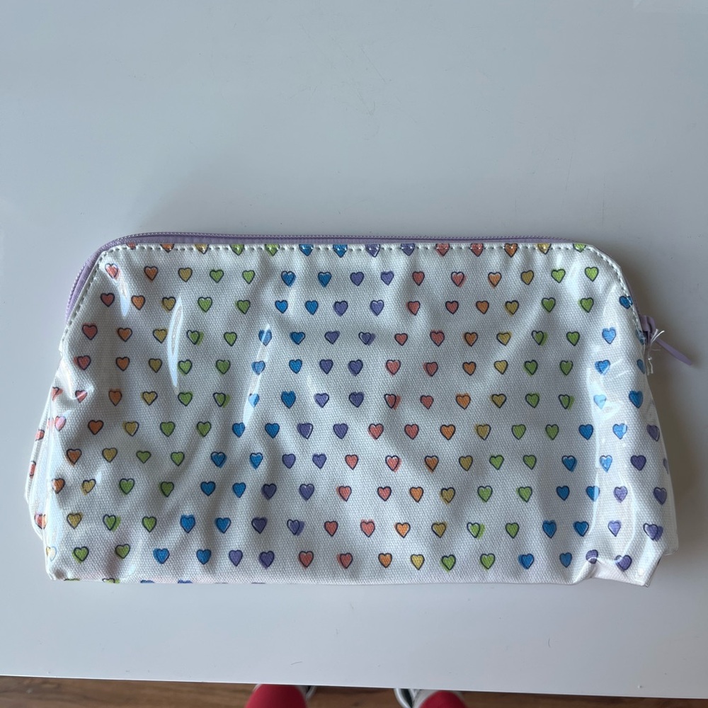 Roller Rabbit Disco Hearts Makeup Bag